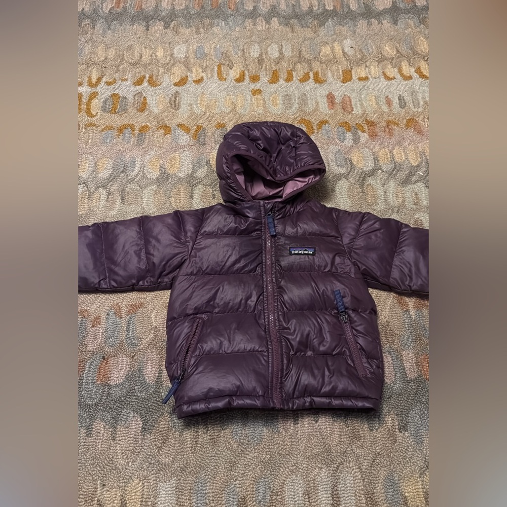 Patagonia Deep Purple Hi-Loft Down Puffer Jacket 12-18m